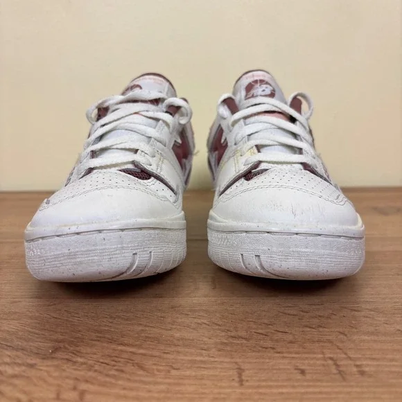 NEW BALANCE 550 Sneakers Red Rouge White Women Size 8 Casual Everyday Comfort - Picture 5 of 14
